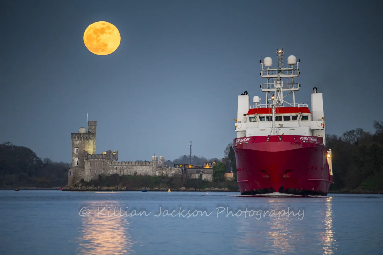 Full Moon Over Blackrock Castle