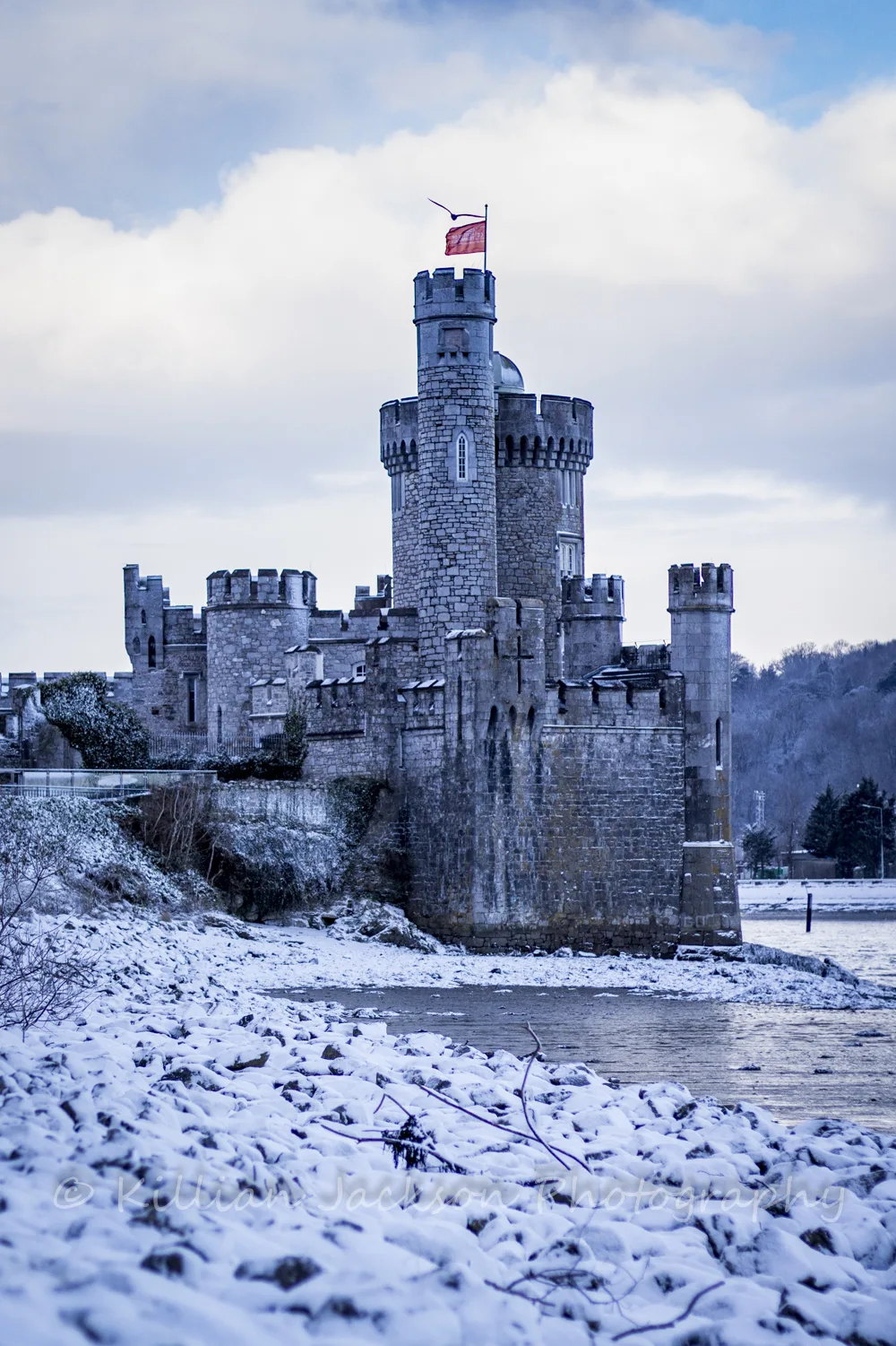 Snowy Morning at Blackrock Castle