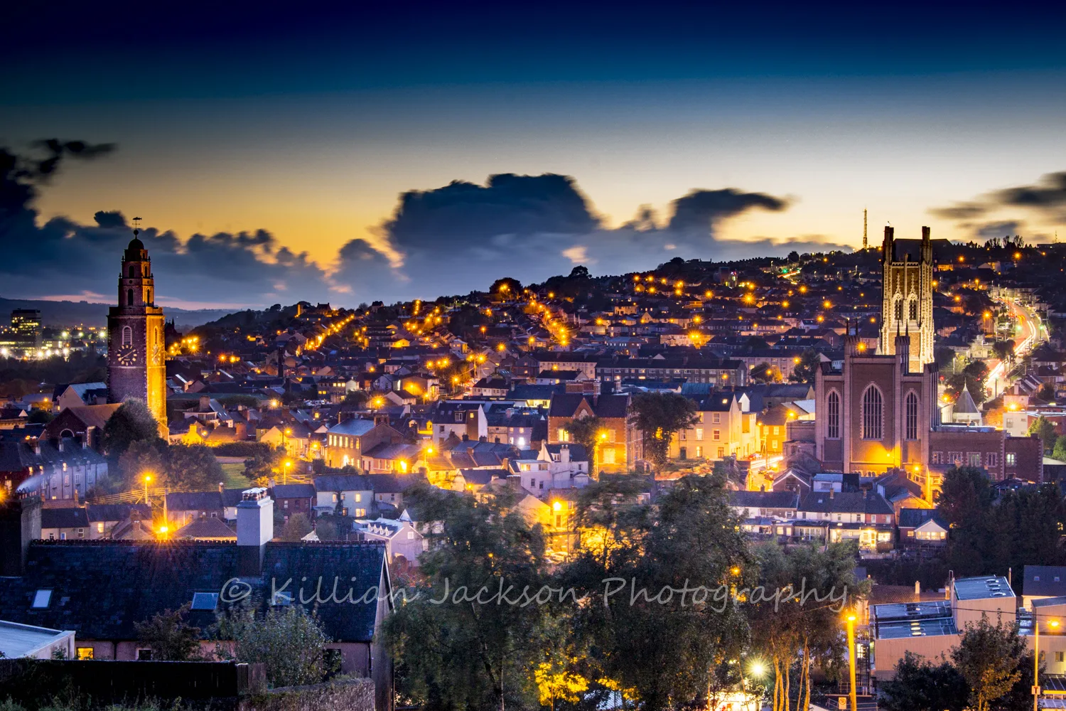 Cork City after Sunset
