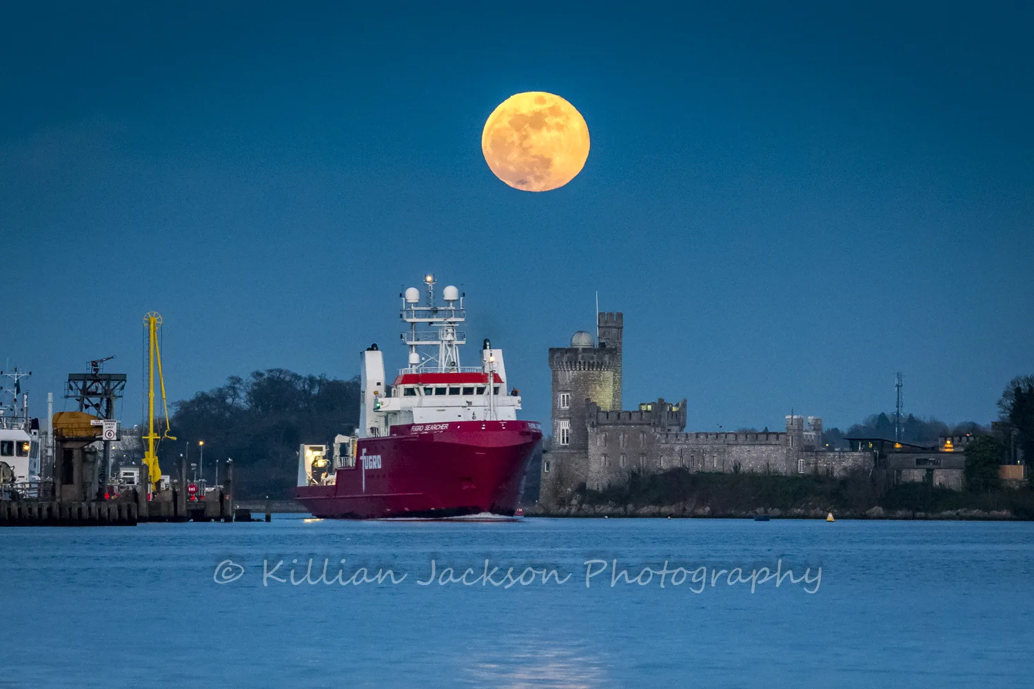 Full Moon Over Blackrock Castle