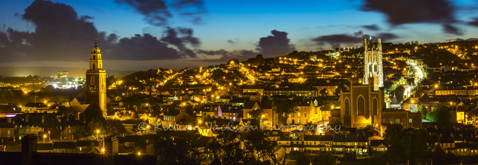 Cork City after Sunset