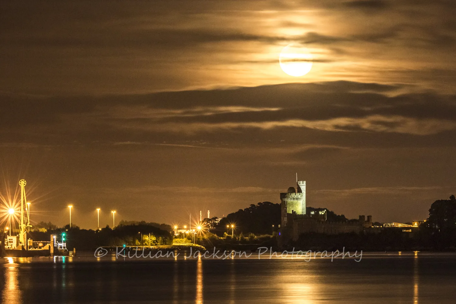 Full Moon Over Blackrock Castle
