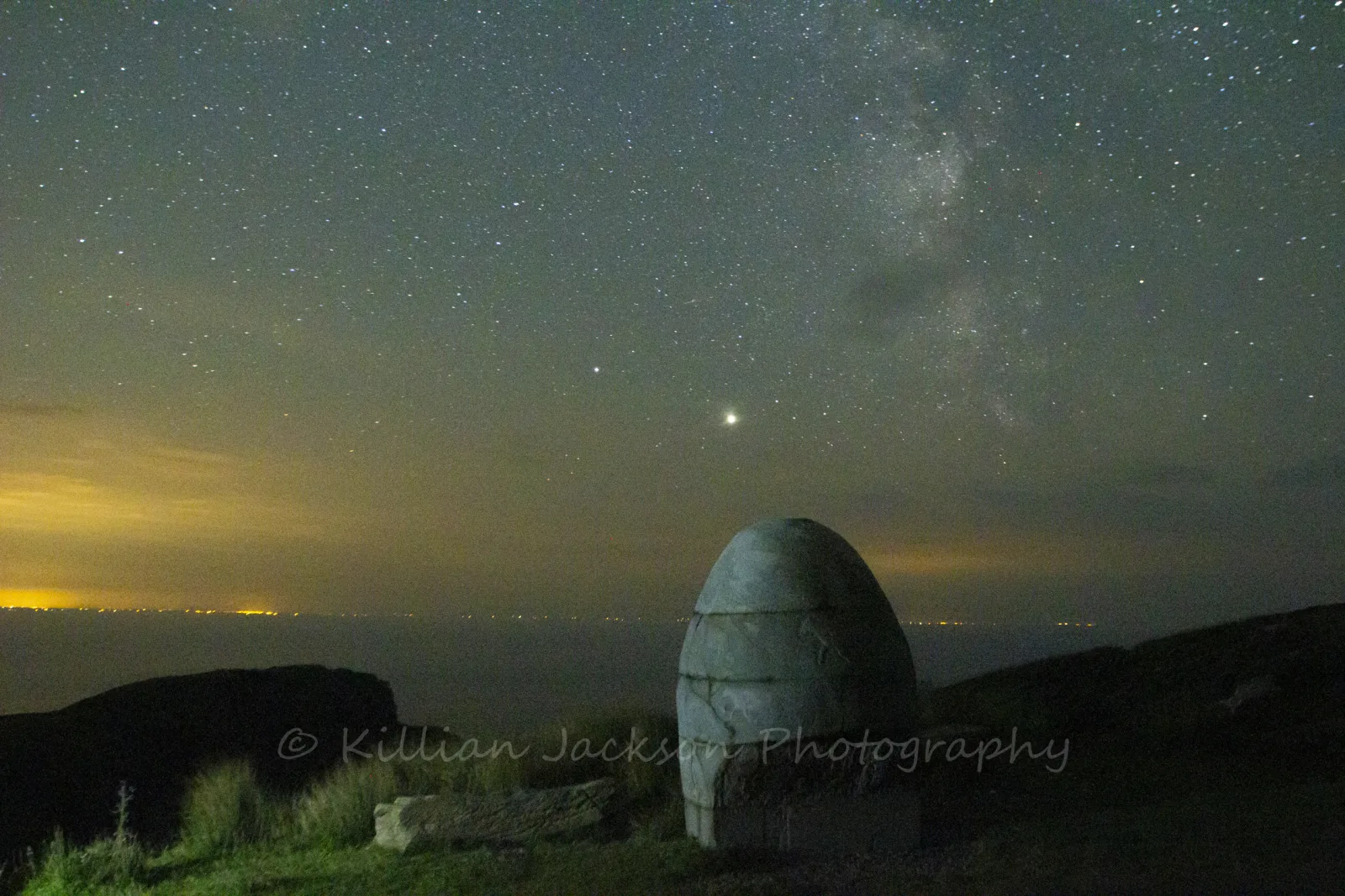 Milkyway, Jupiter & Saturn from Sliabh Liag