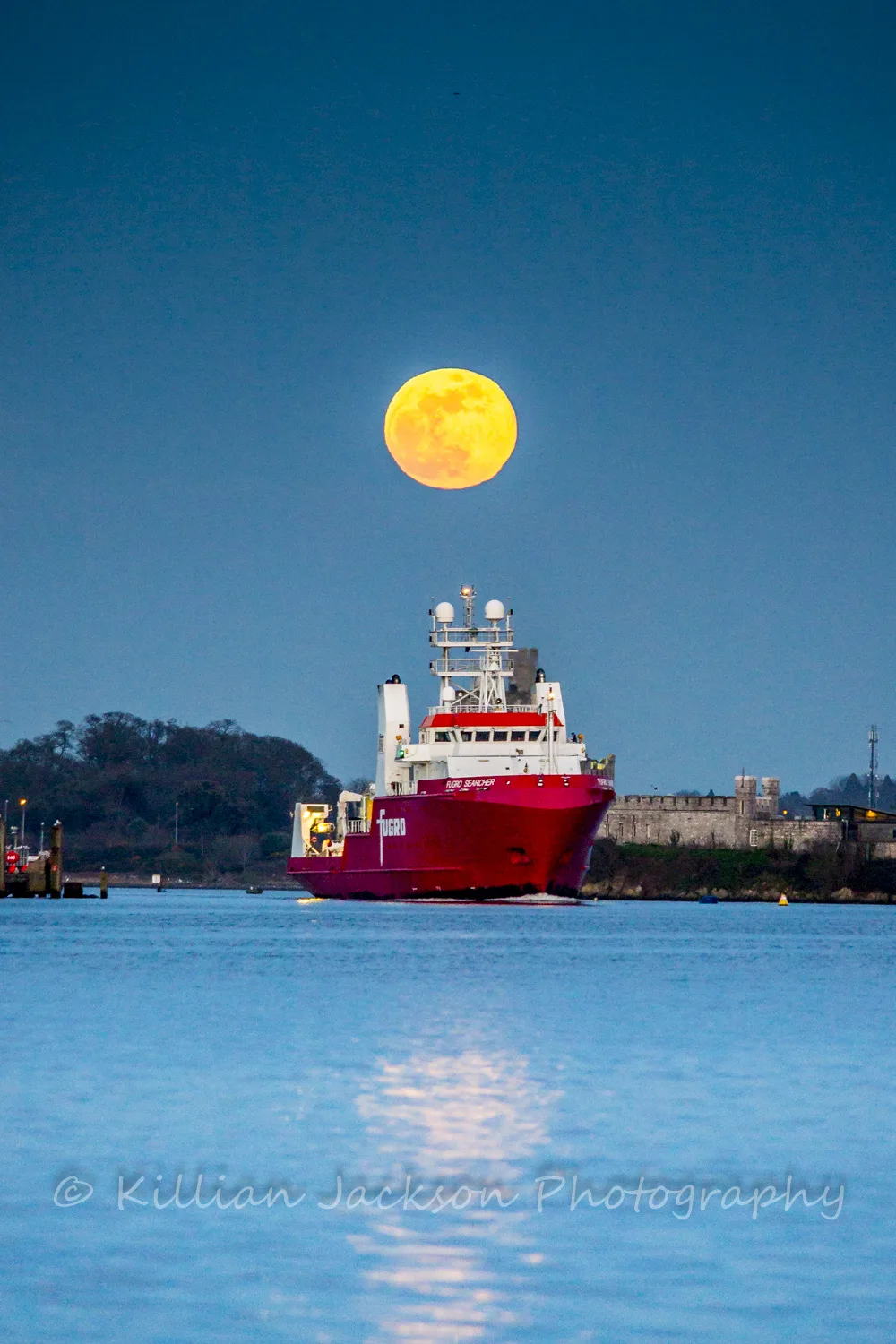 Full Moon Over Blackrock Castle