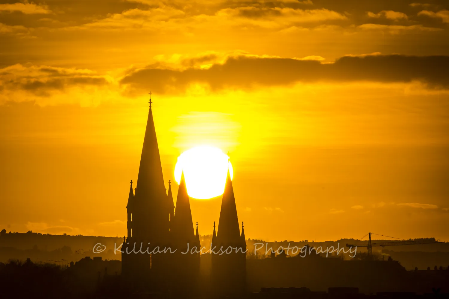 St. Finn Barrs Cathedral at Sunset