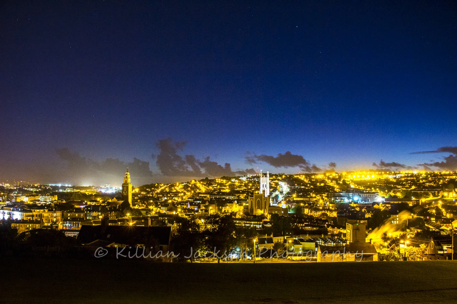 Cork City after Sunset