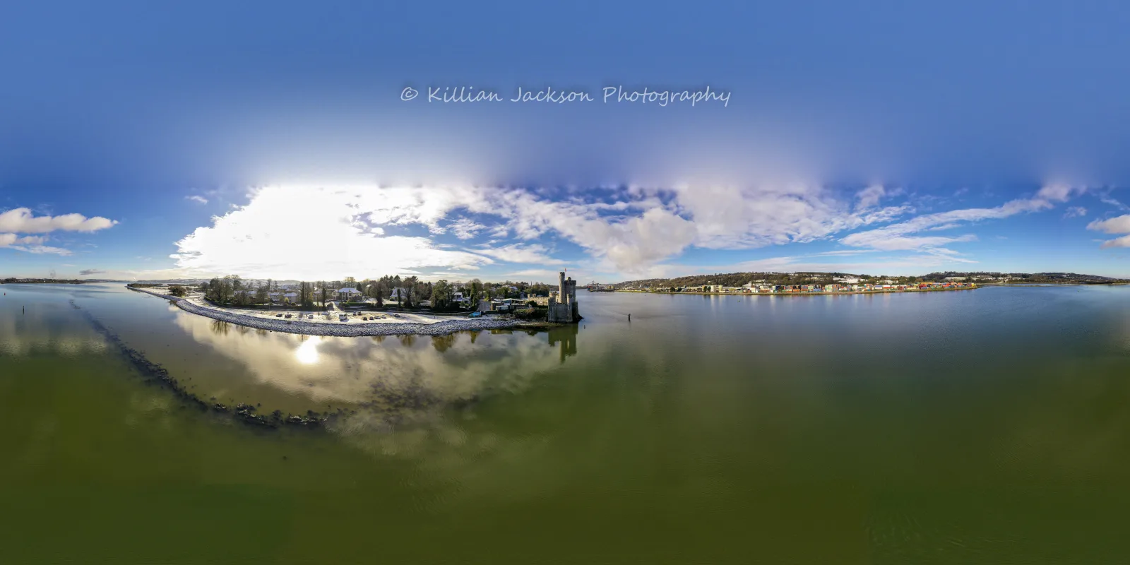 Snowy Morning at Blackrock Castle 360