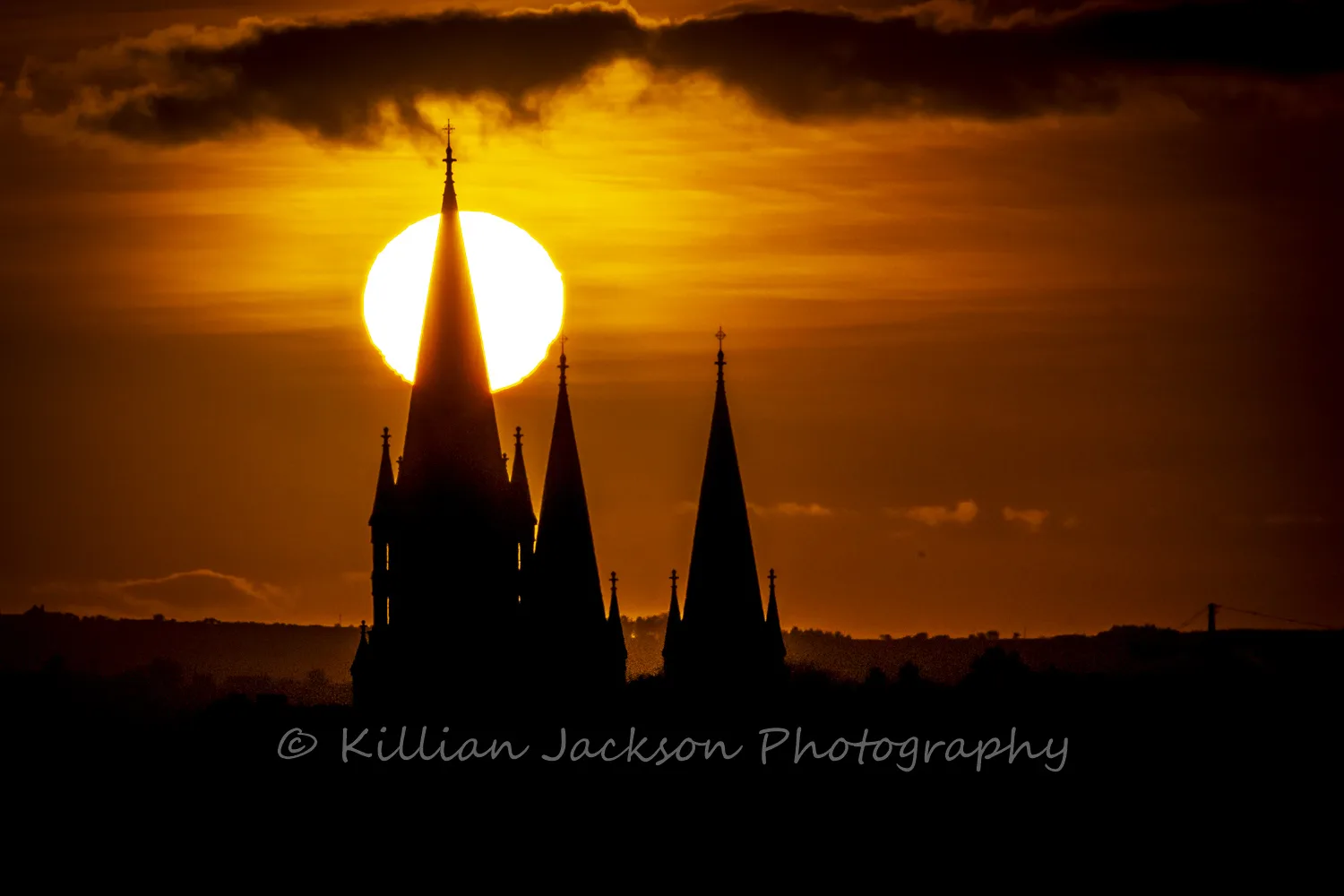 St. Finn Barrs Cathedral at Sunset
