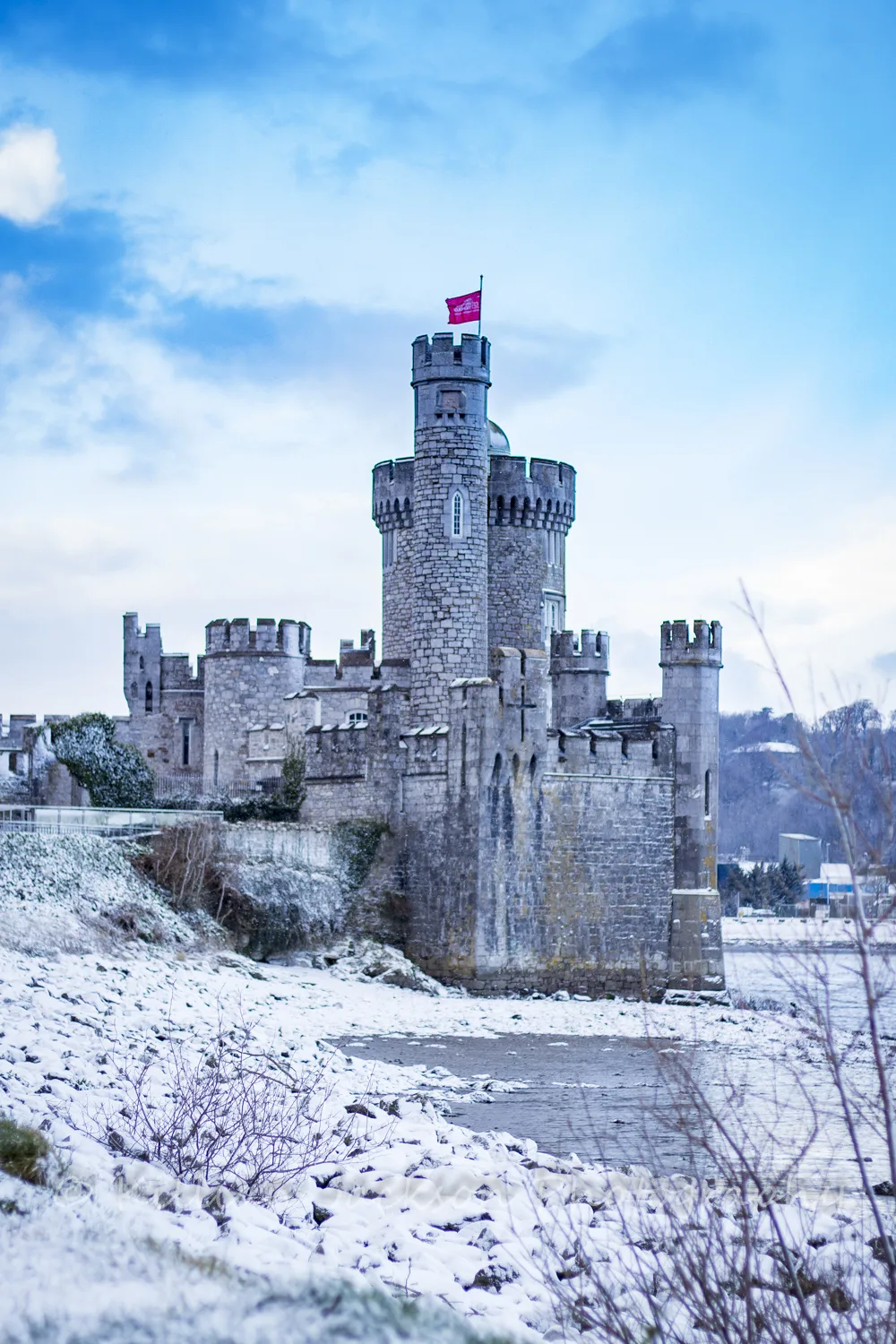 Snowy Morning at Blackrock Castle